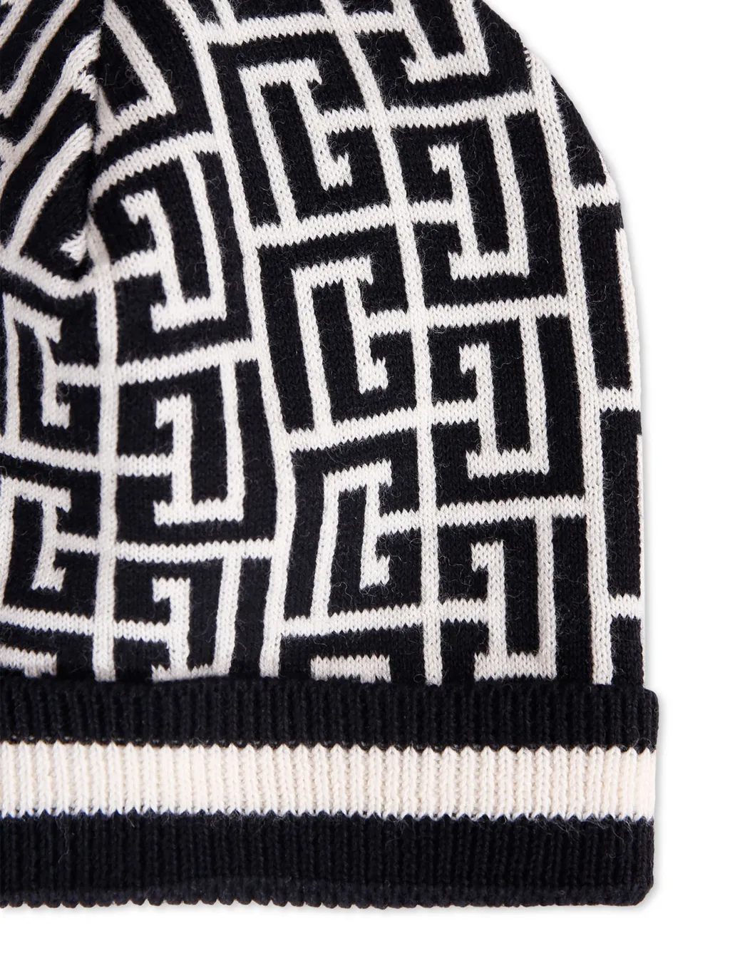 Geometric-Pattern Beanie