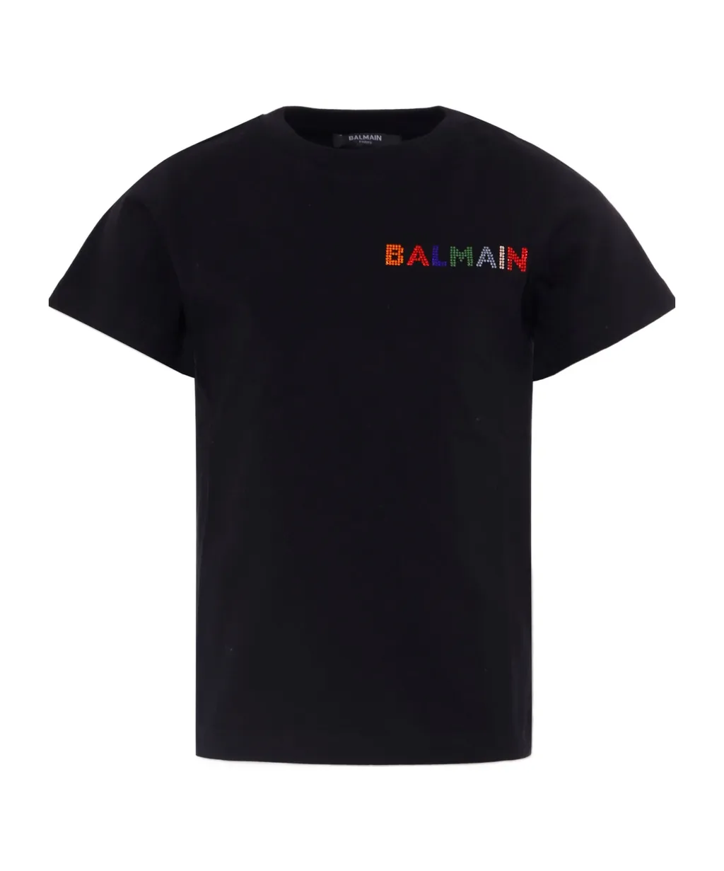Balmain Kids Short-Sleeved Crewneck T-Shirt