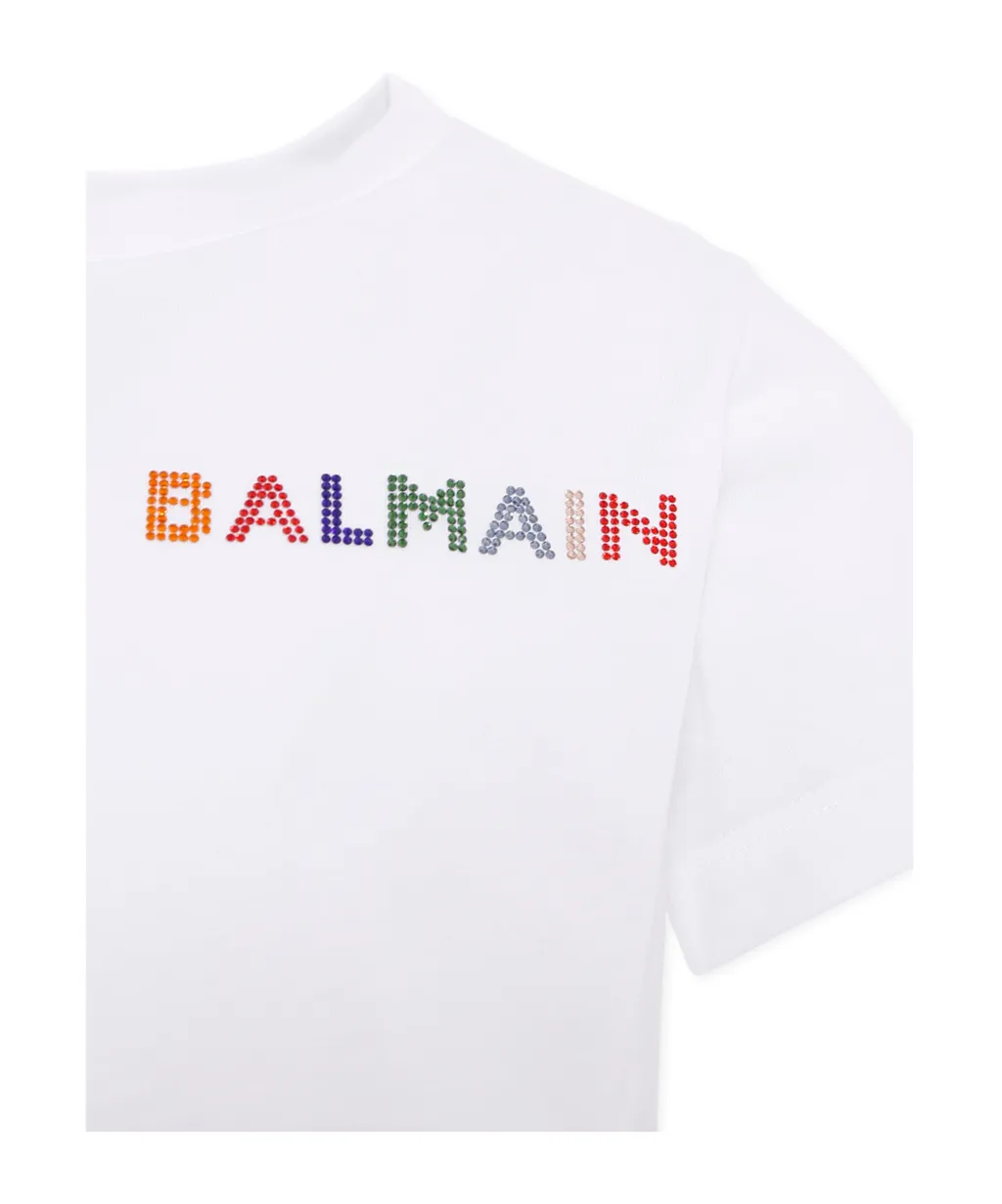 Balmain Kids Short-Sleeved Crewneck T-Shirt