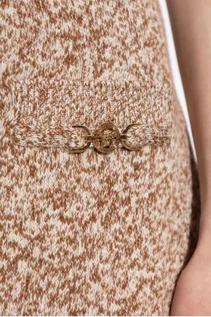 Versace Knitted Mini Skirt