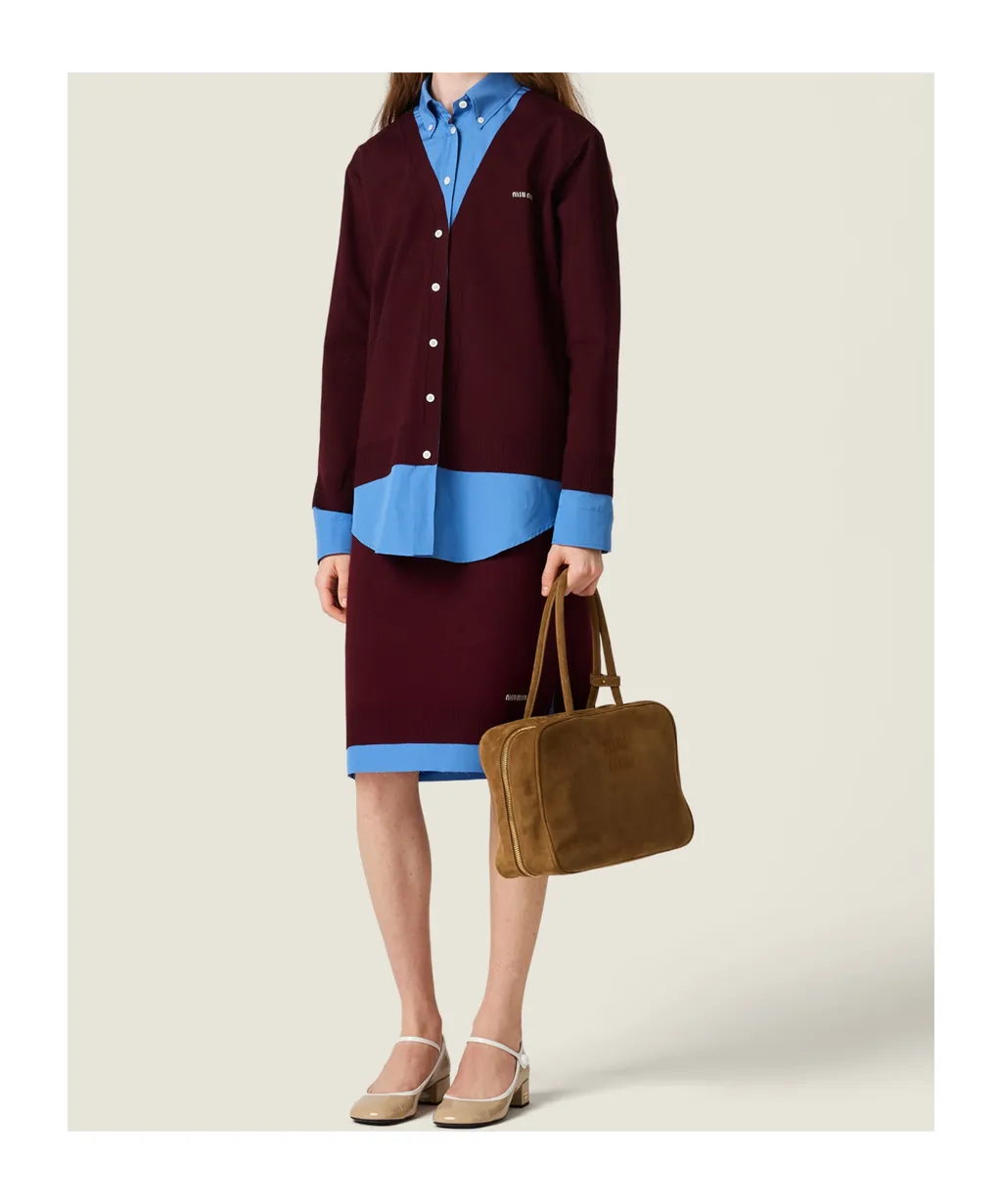 Miu Miu Layered Long-Sleeved Shirt