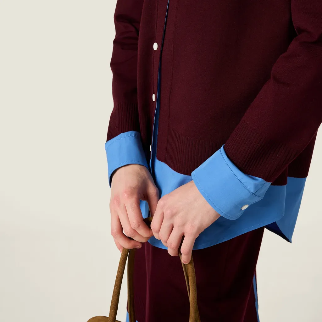 Miu Miu Layered Long-Sleeved Shirt