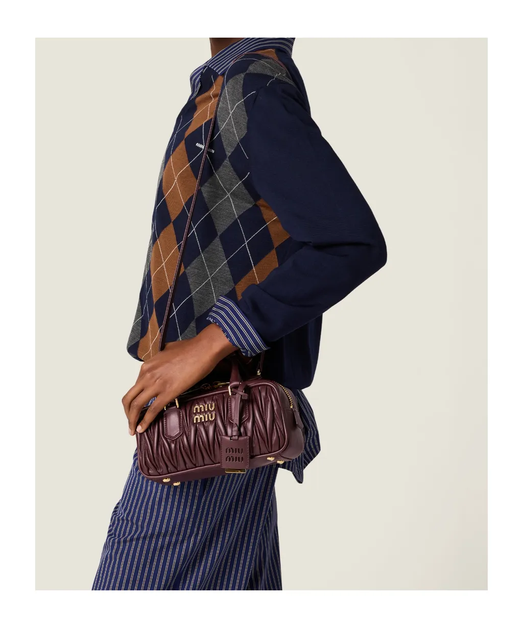 Arcadie Matelassé Nappa Leather Bag