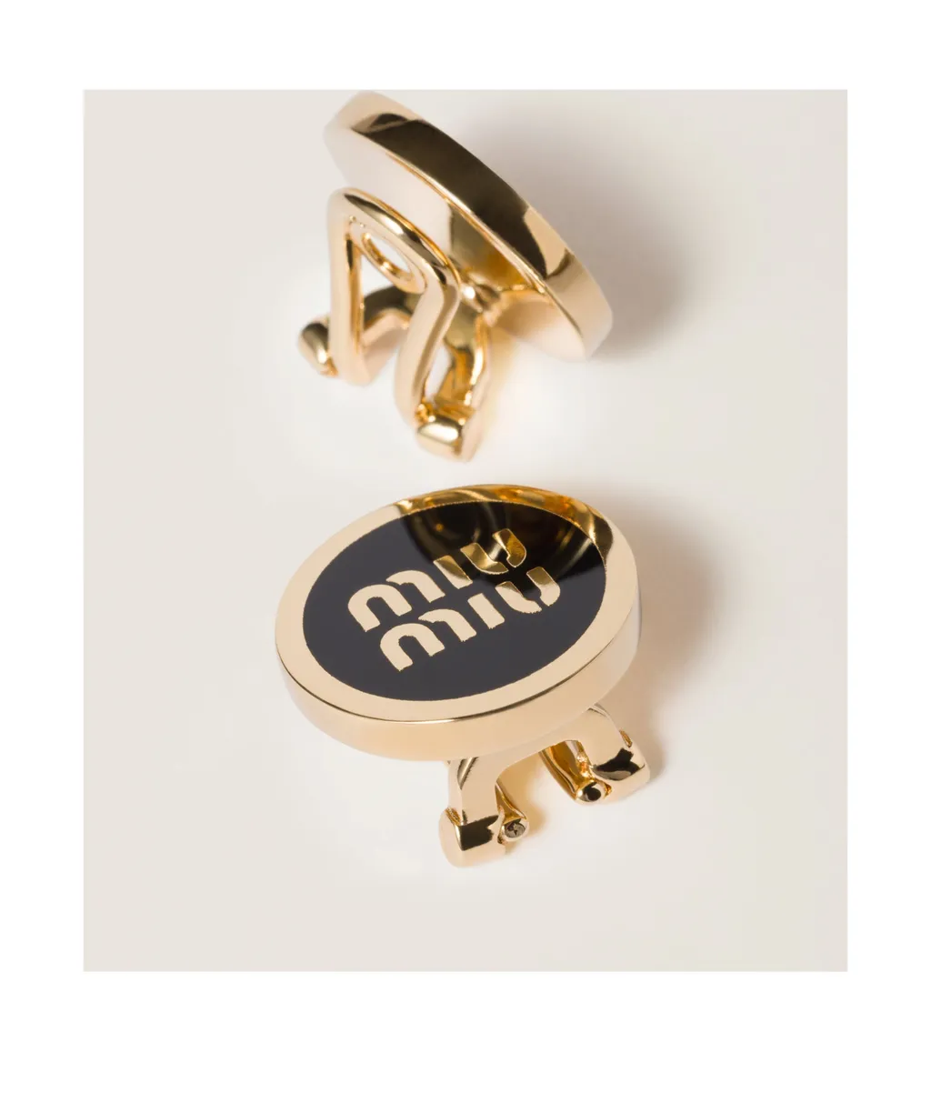 Miu Miu Two-Toned Earrings