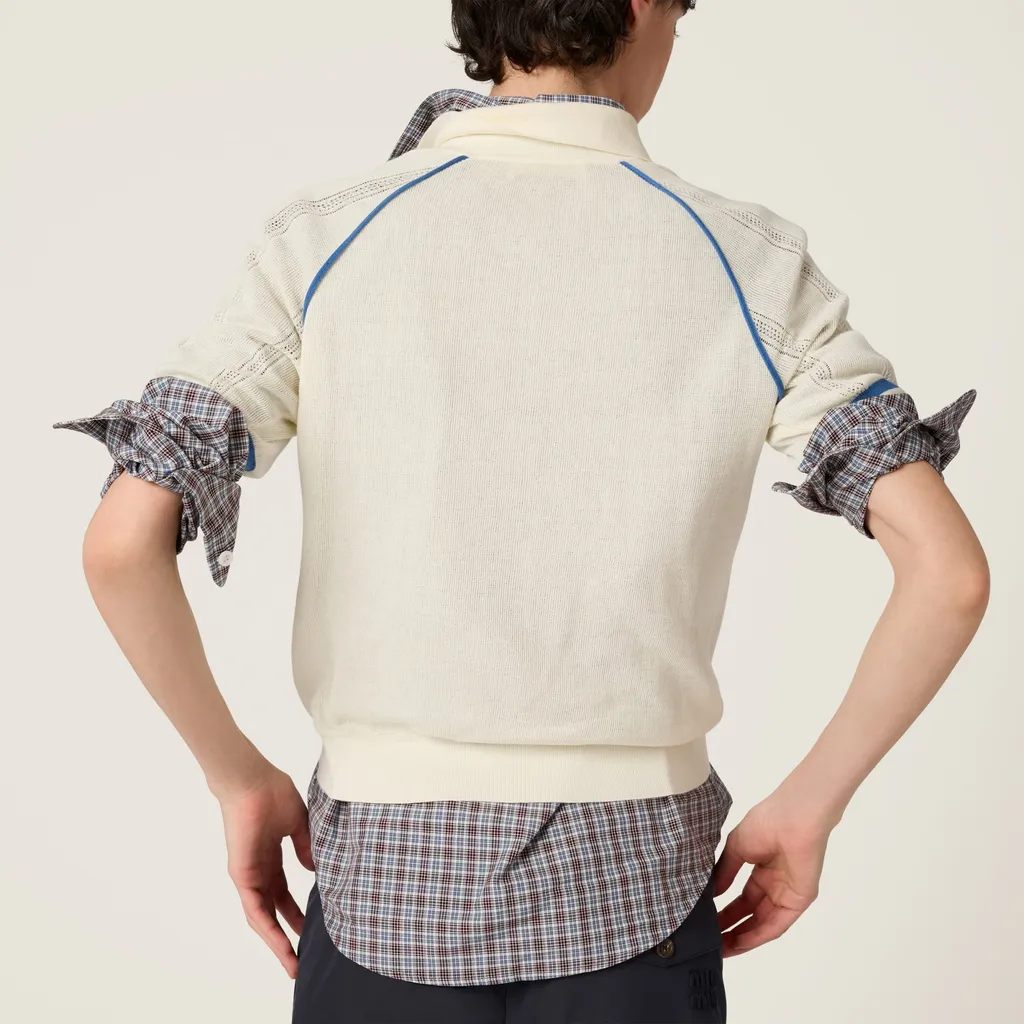 Cotton Knit Polo Shirt