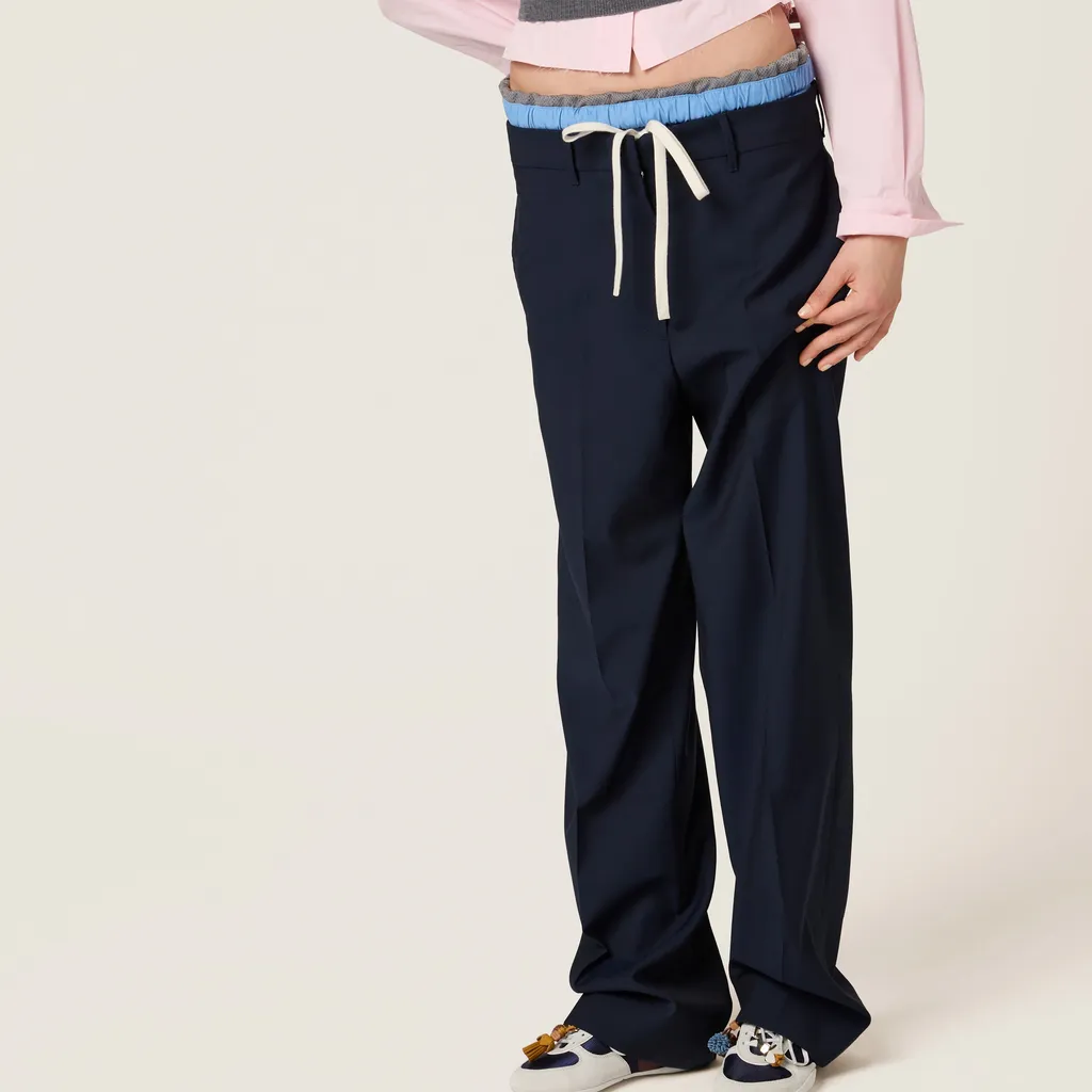 Miu Miu Straight-Leg Tailored Trousers
