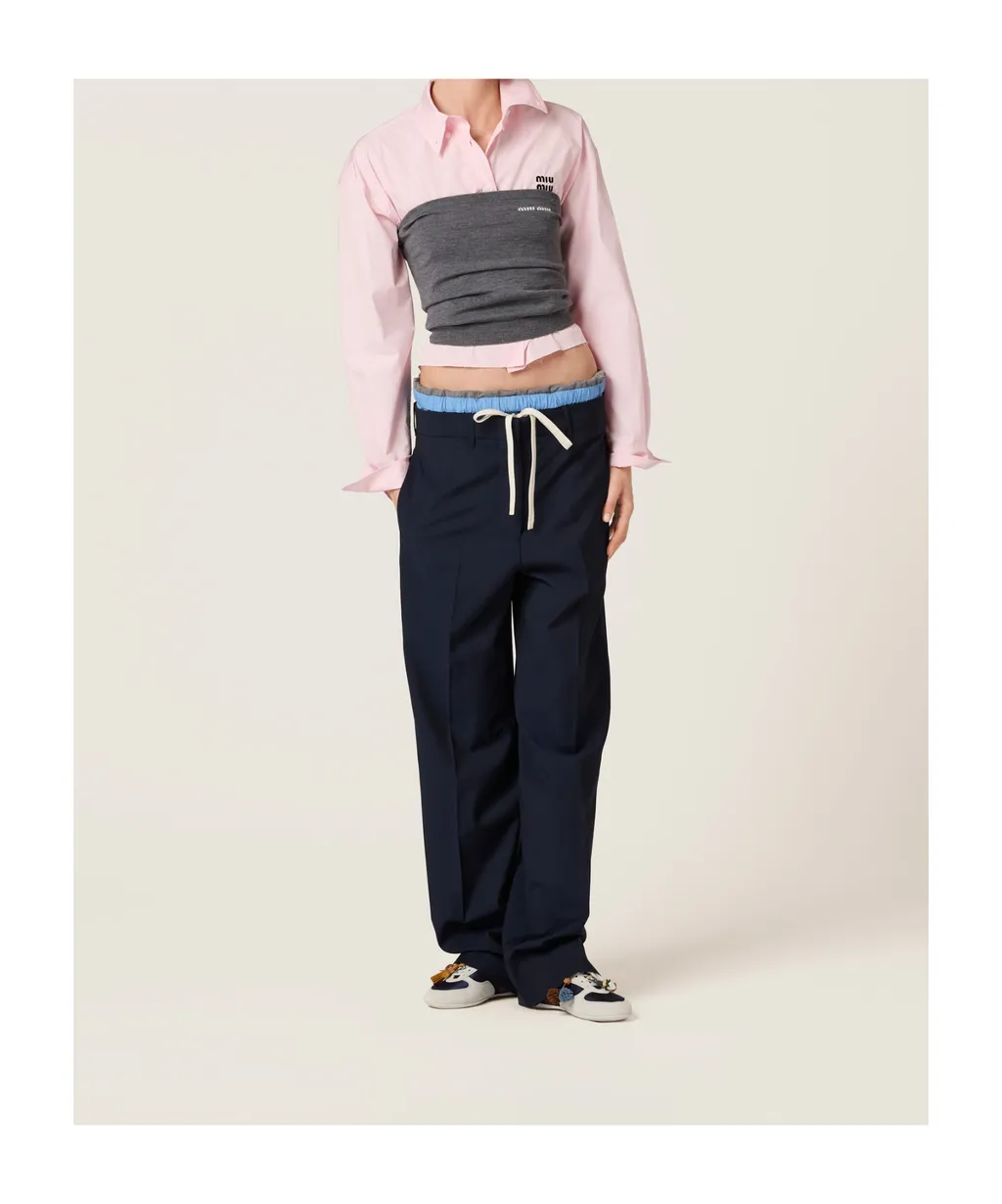 Miu Miu Straight-Leg Tailored Trousers