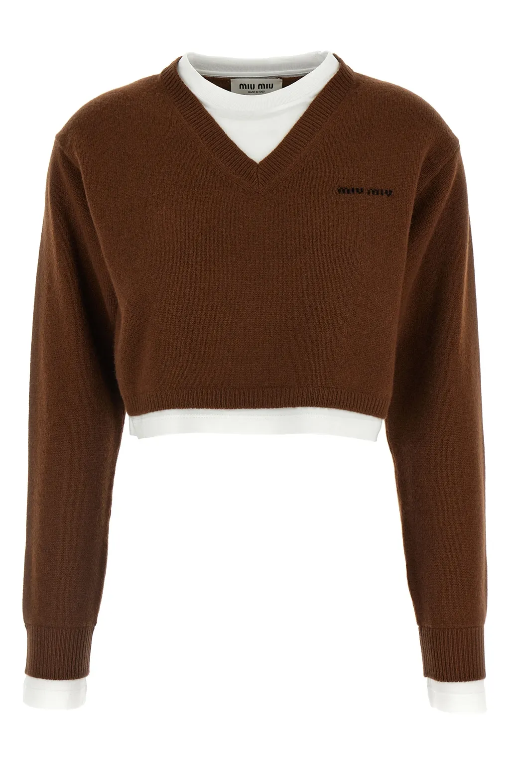 Miu Miu V-Neck Knitted Jumper