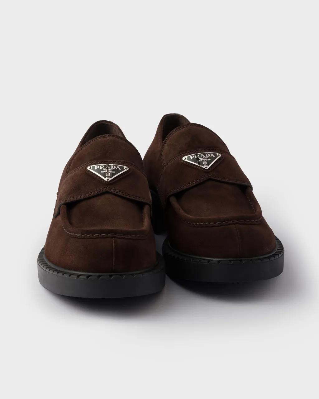 Chocolate Suede Loafers