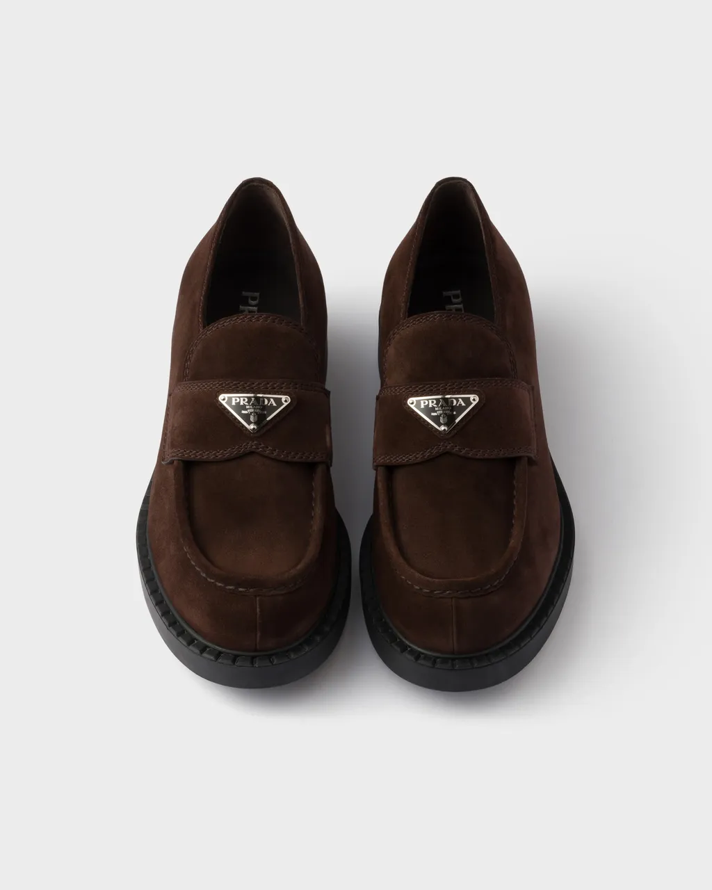 Chocolate Suede Loafers