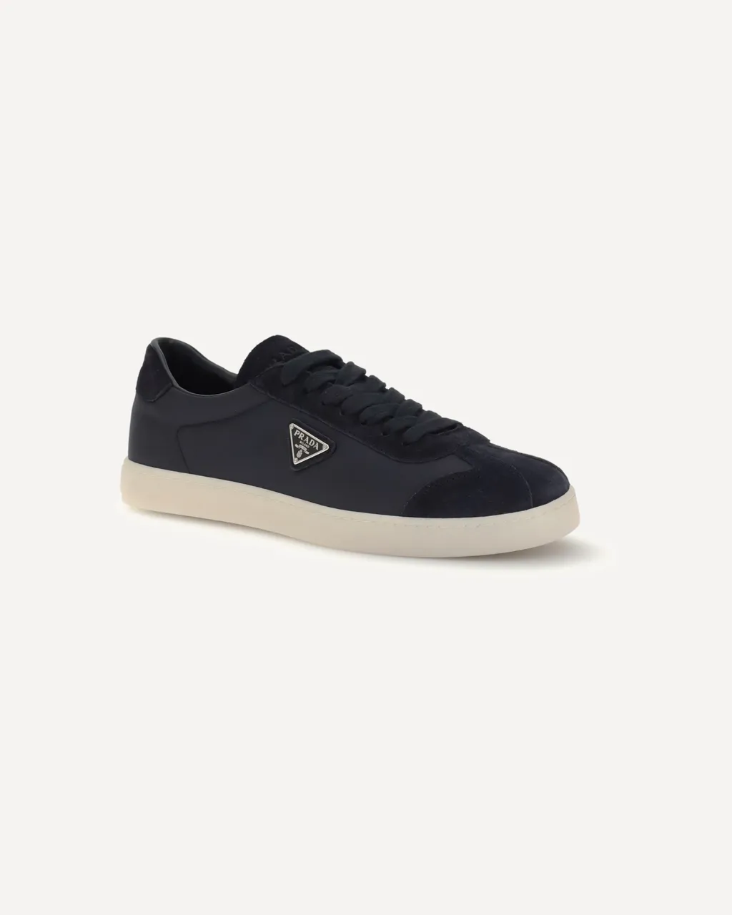 Prada Triangle-Logo Lace-Up Sneakers