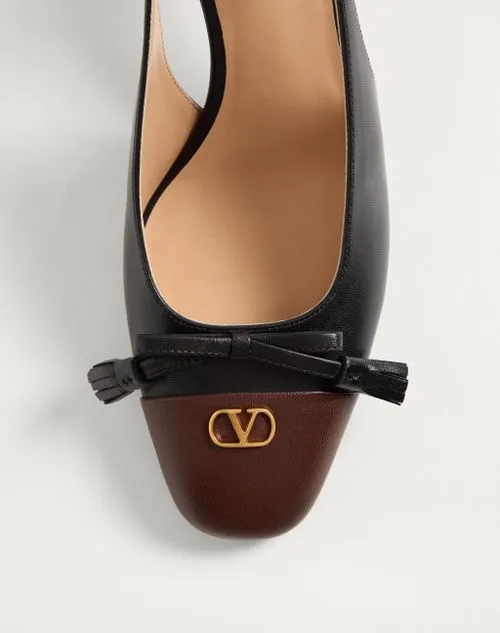 Valentino Bow Detailed Slingback Pumps