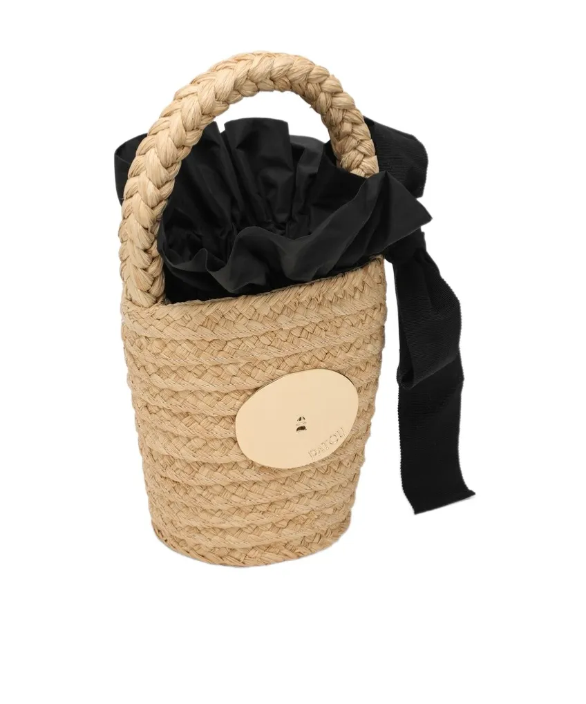 Straw Bucket Bag