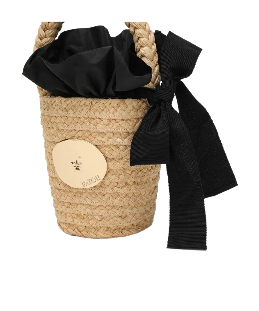 Straw Bucket Bag