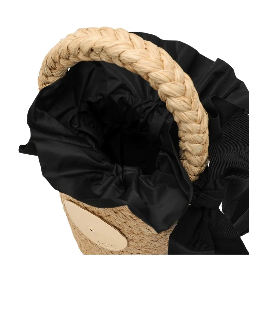 Straw Bucket Bag
