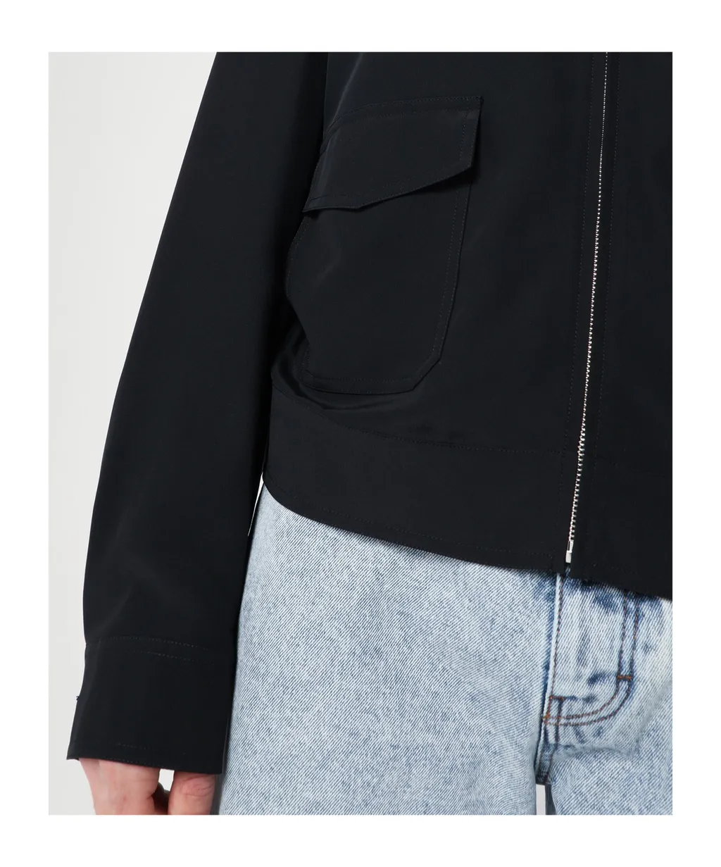 Zip-Up Shirt Jacket