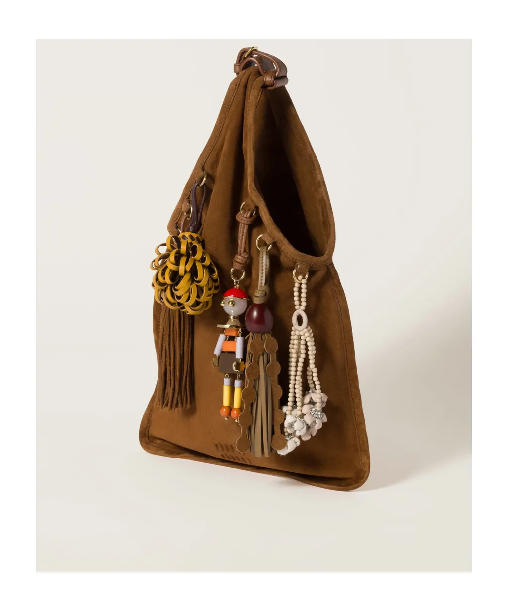 Suede Bag With Trick