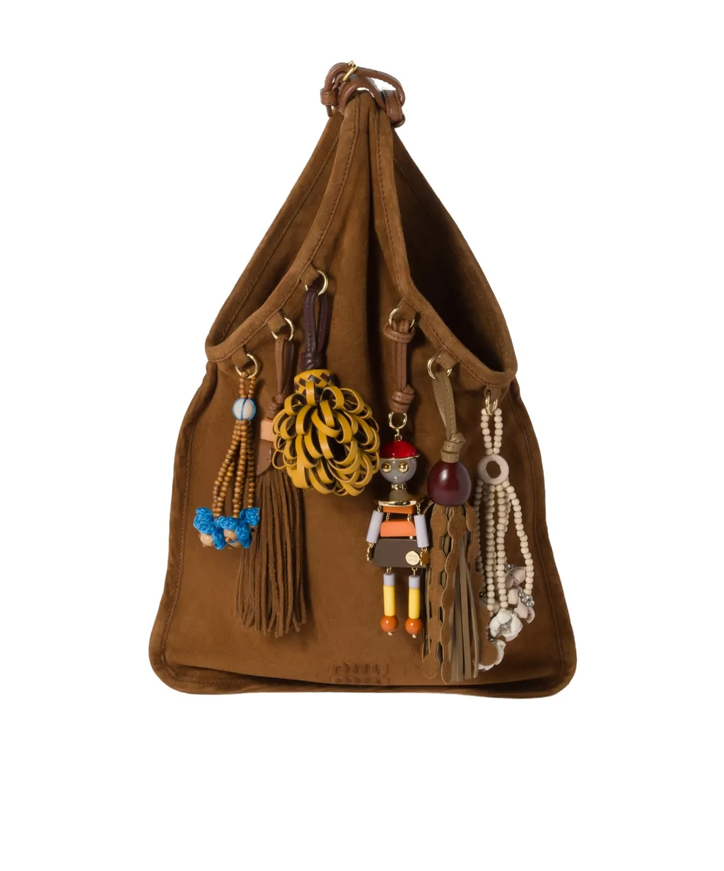 Suede Bag With Trick