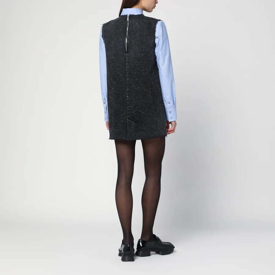 Namacheko Seam-Detailed Crewneck Mini Dress