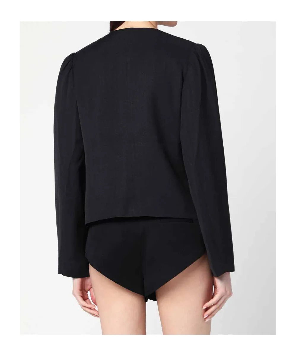 Collarless Jacket