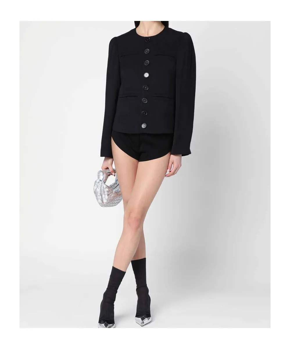 Collarless Jacket