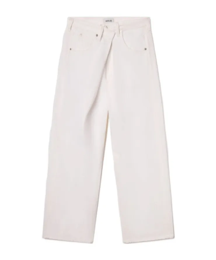 Agolde Vana Fold Wide-Leg Jeans