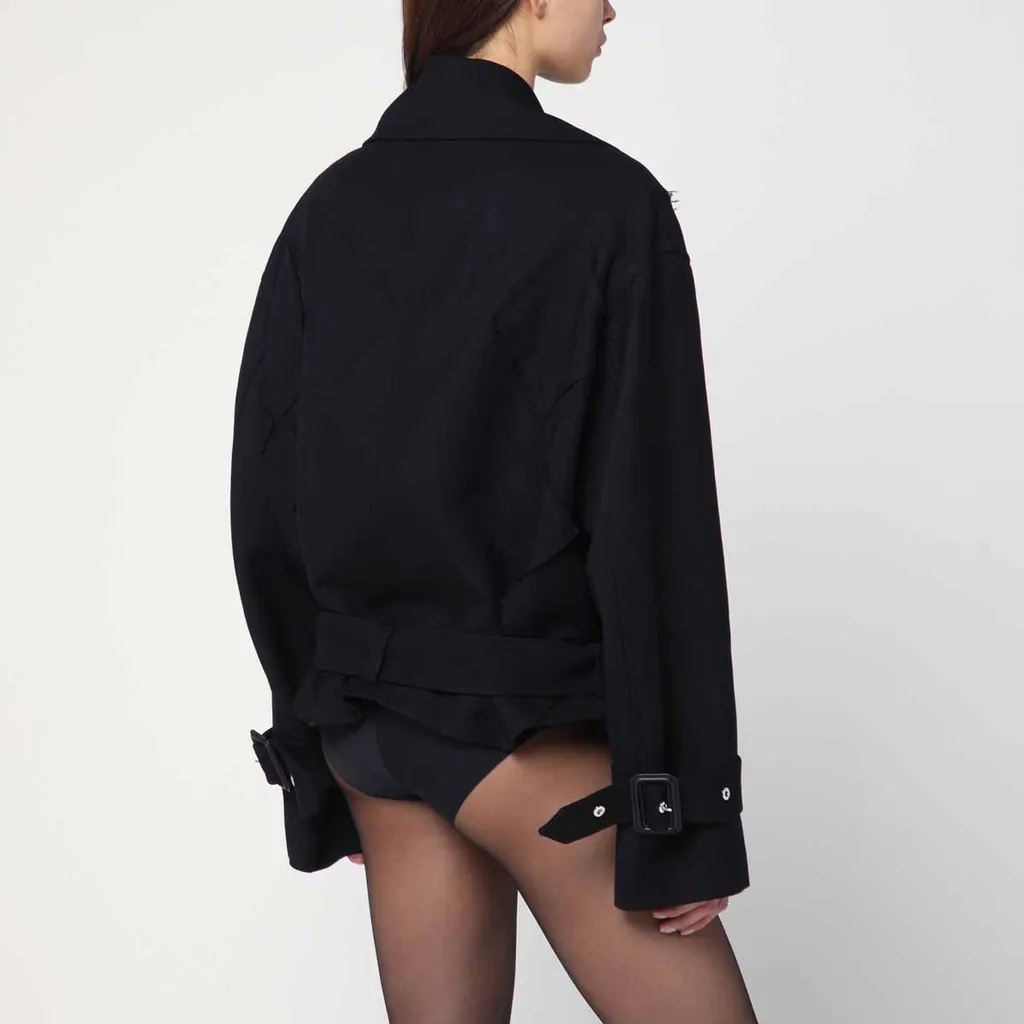 Quilted Waist Trench Coat