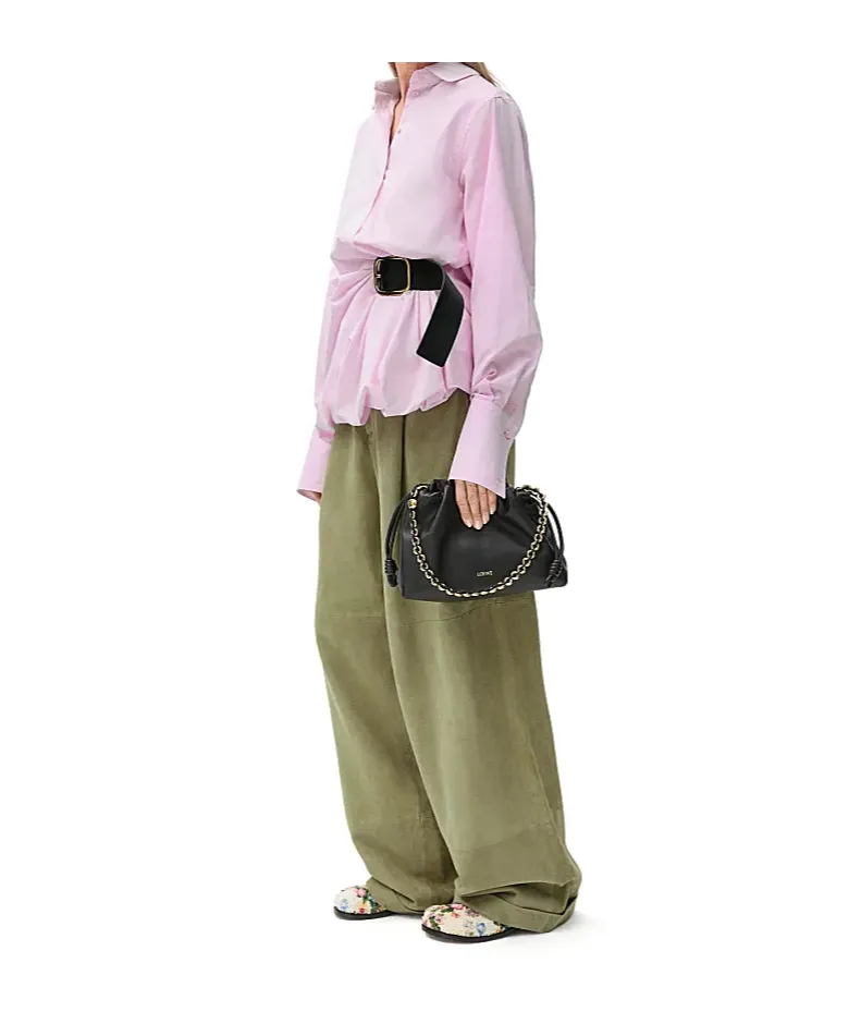 Belt-Loop Casual Pants