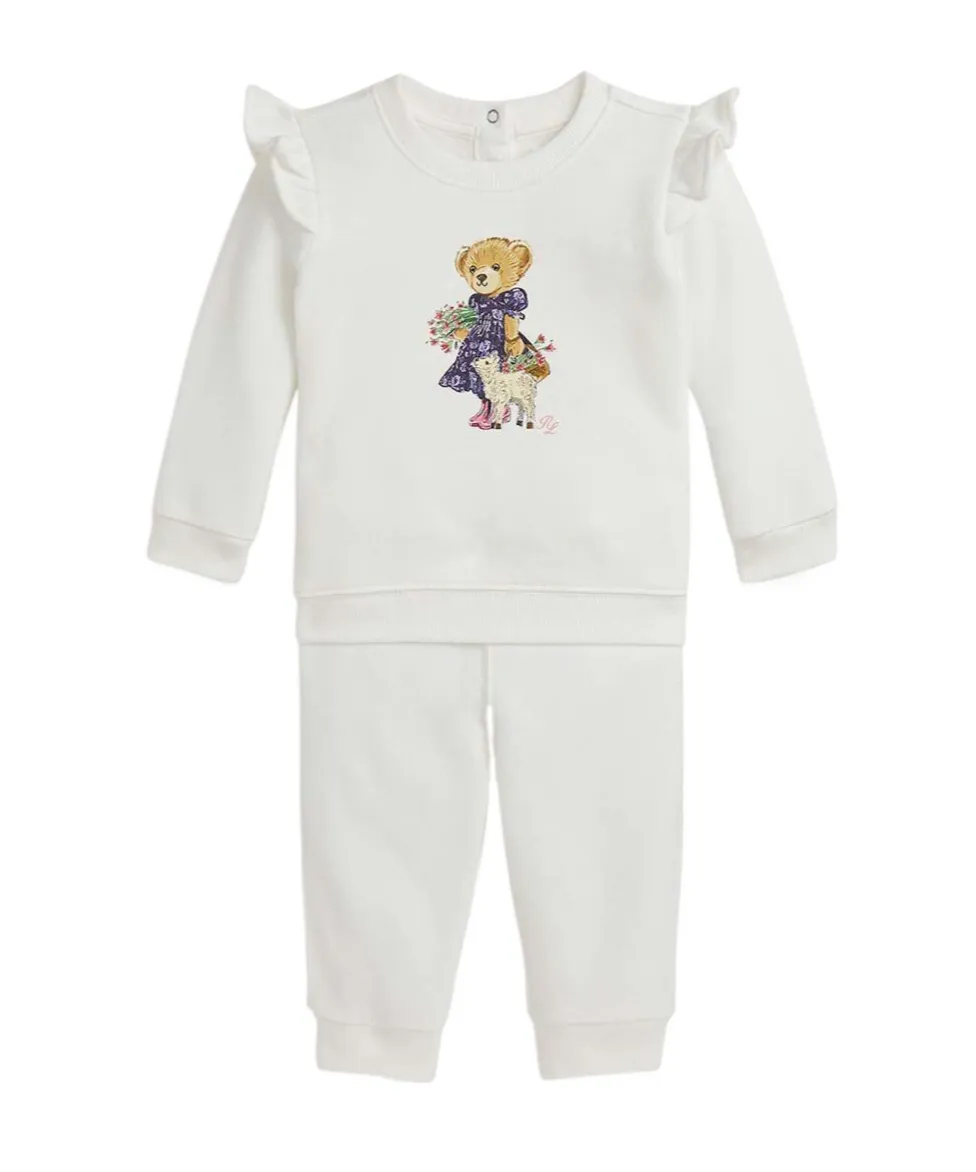 Polo Bear-Print Tracksuit
