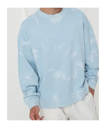 Nustroyos Tie-Dye Embroidered Sweatshirt
