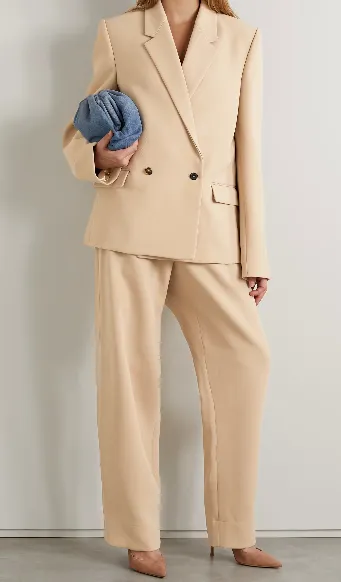 Double-Breasted Suit Jacket