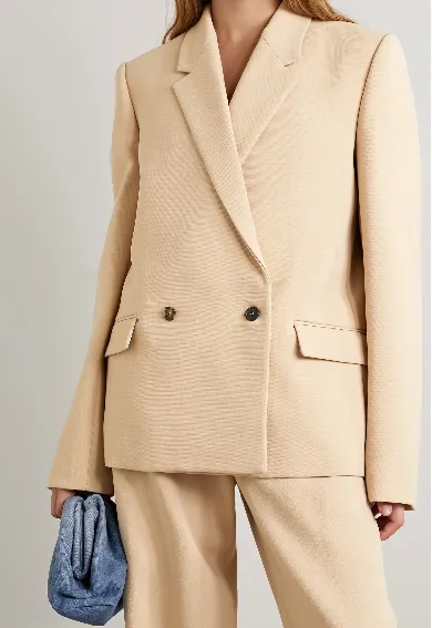 Double-Breasted Suit Jacket