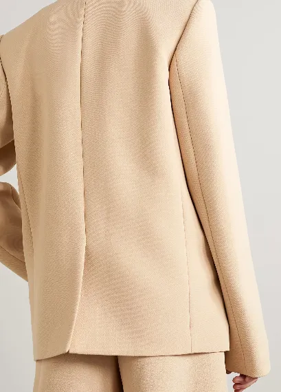 Double-Breasted Suit Jacket