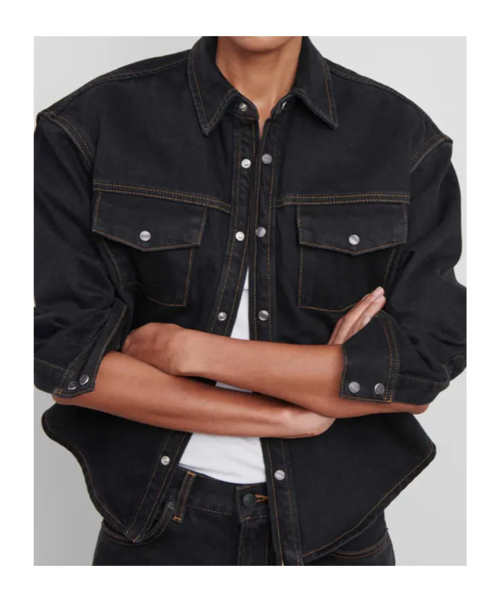 Denim Jacket With Chest Pockets