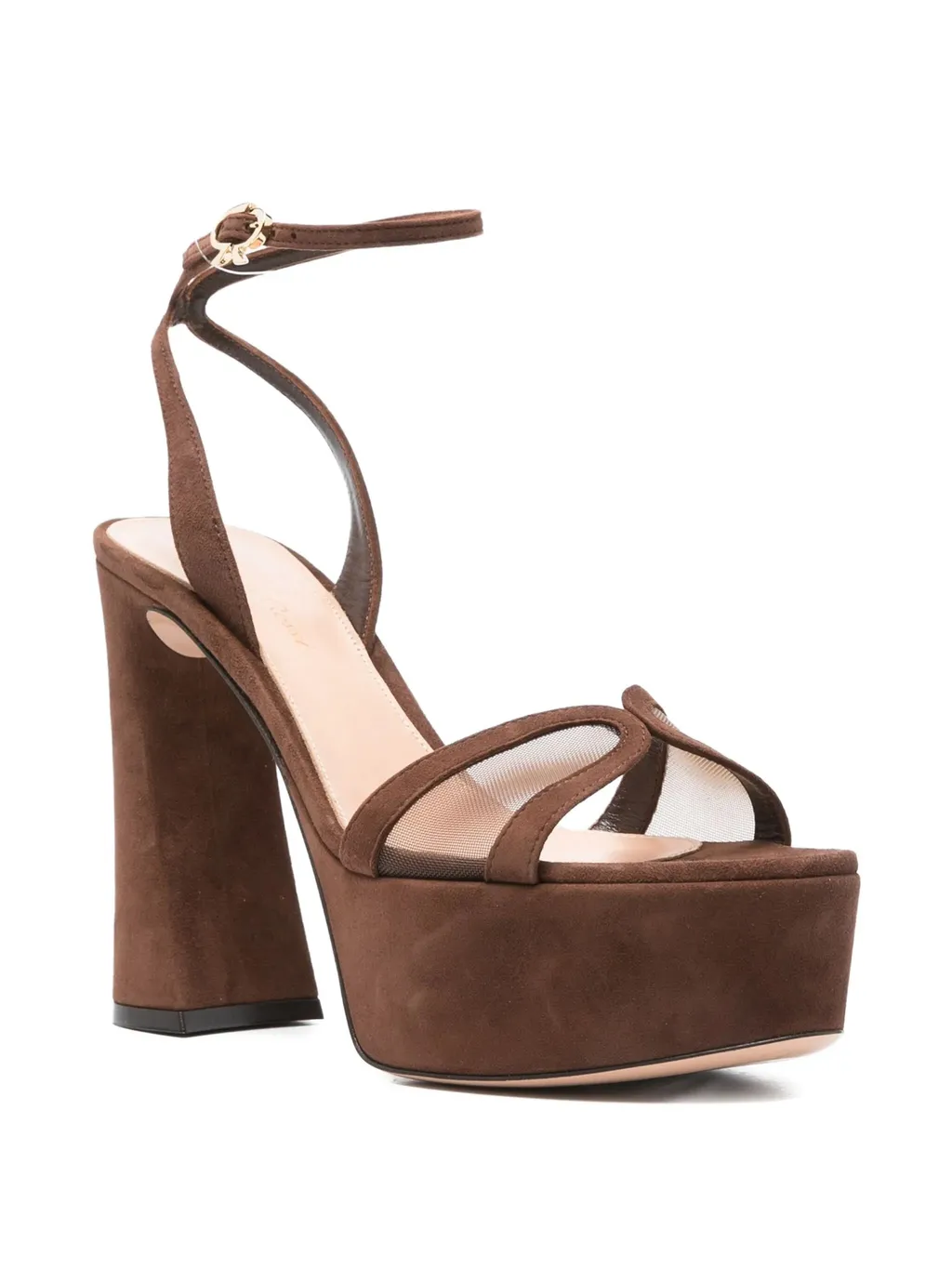 125Mm Platform Ankle-Strap Sandals