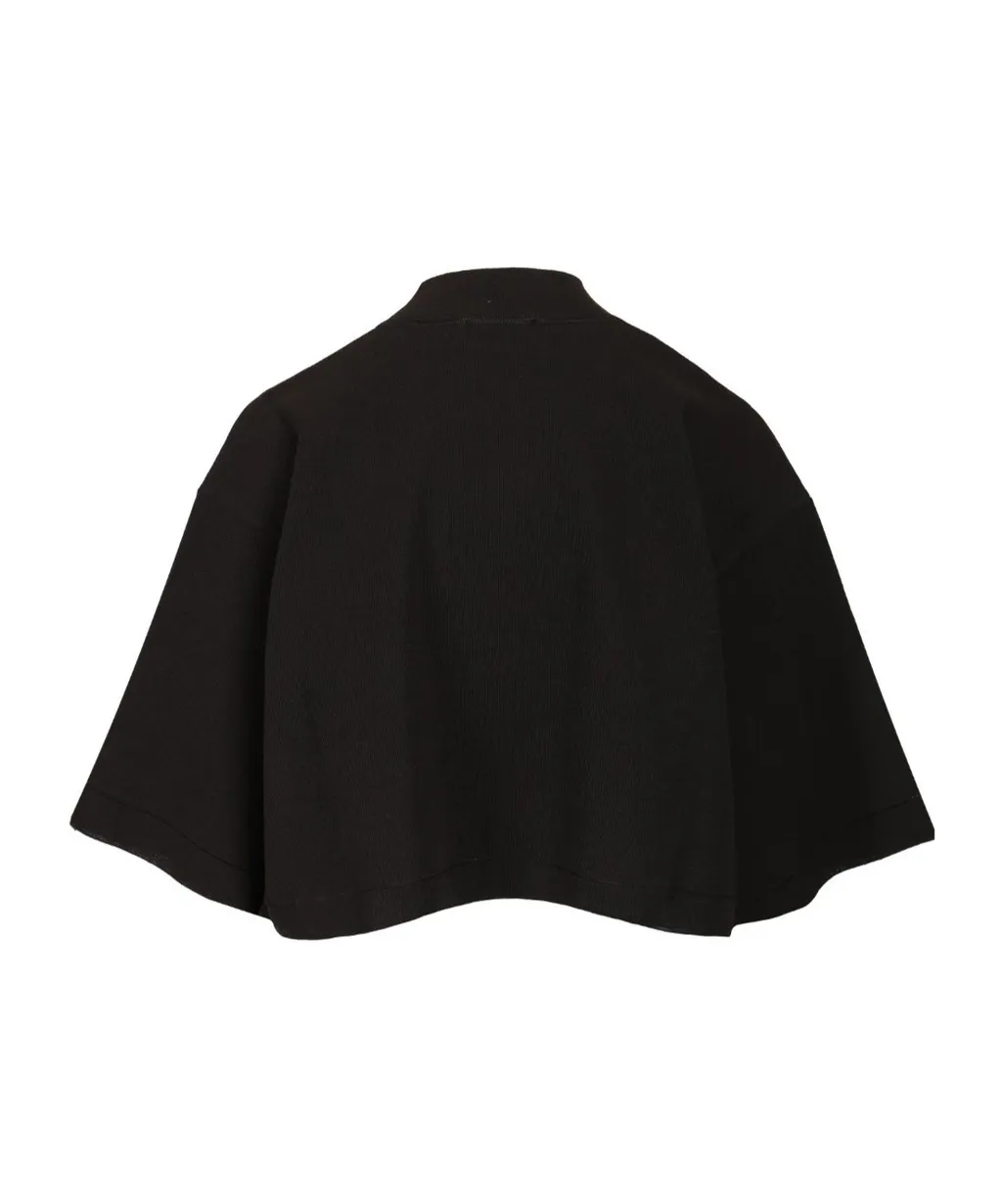 AlaÏA Knitted Cropped T-Shirt