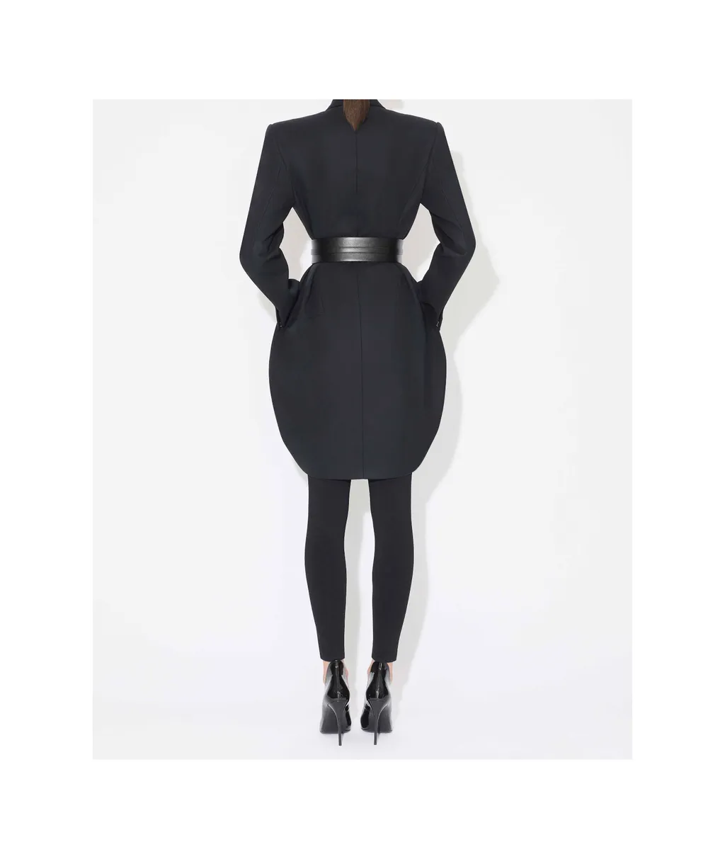 AlaÏA Round Double-Breasted Coat