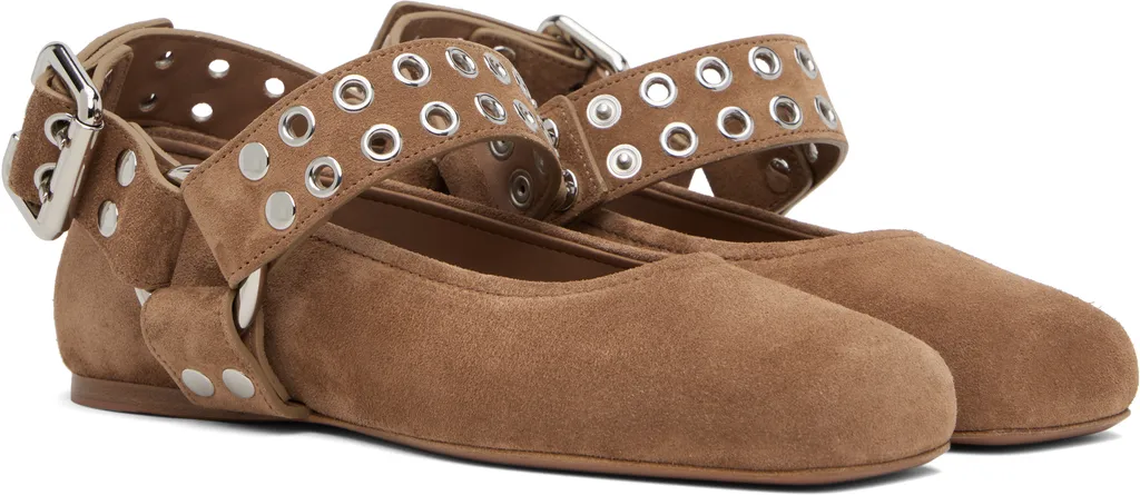 Alaa Biker Ballet Flats