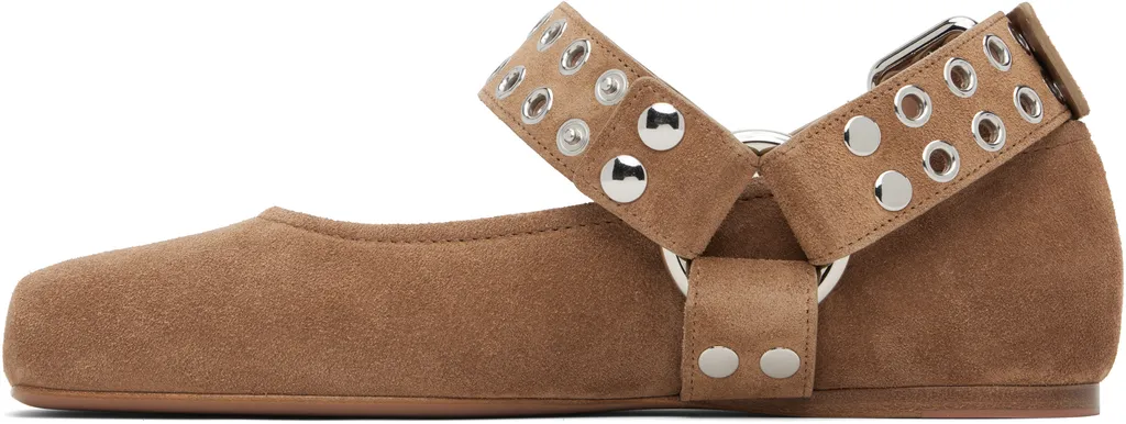 Alaa Biker Ballet Flats