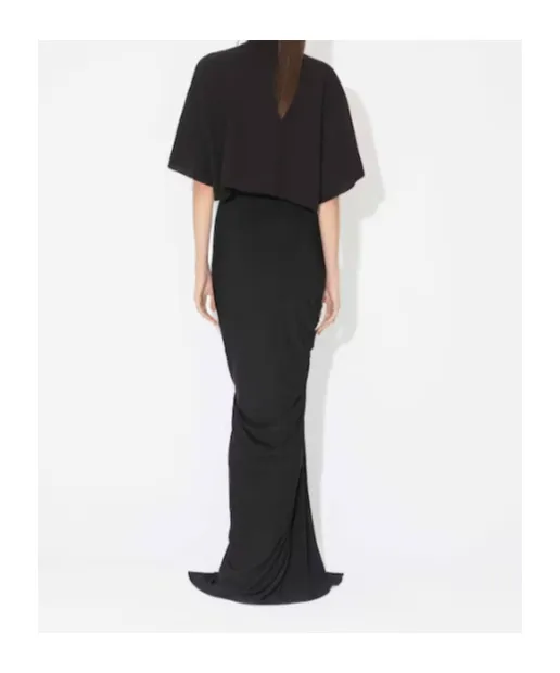 AlaÏA Soft Jersey Draped Skirt