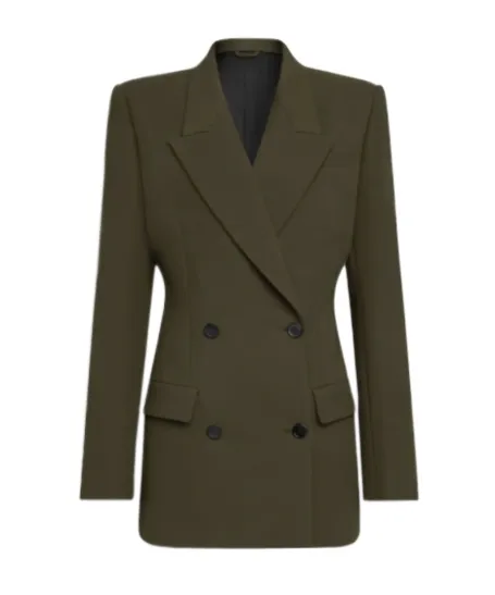 AlaÏA Double-Breasted Cinched Blazer