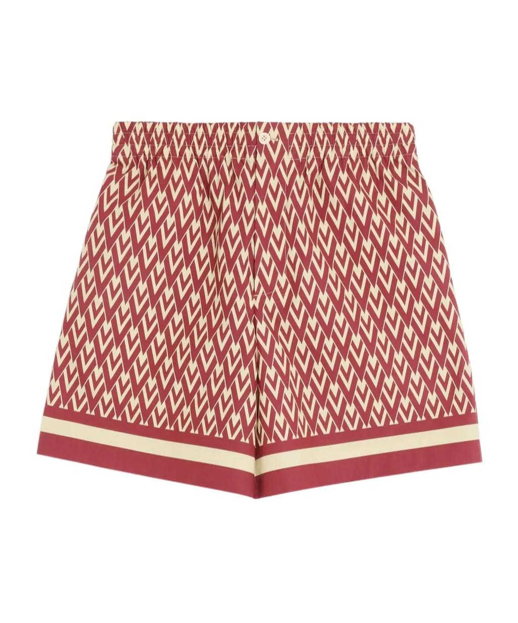 Valentino All-Over Geometric Printed Shorts