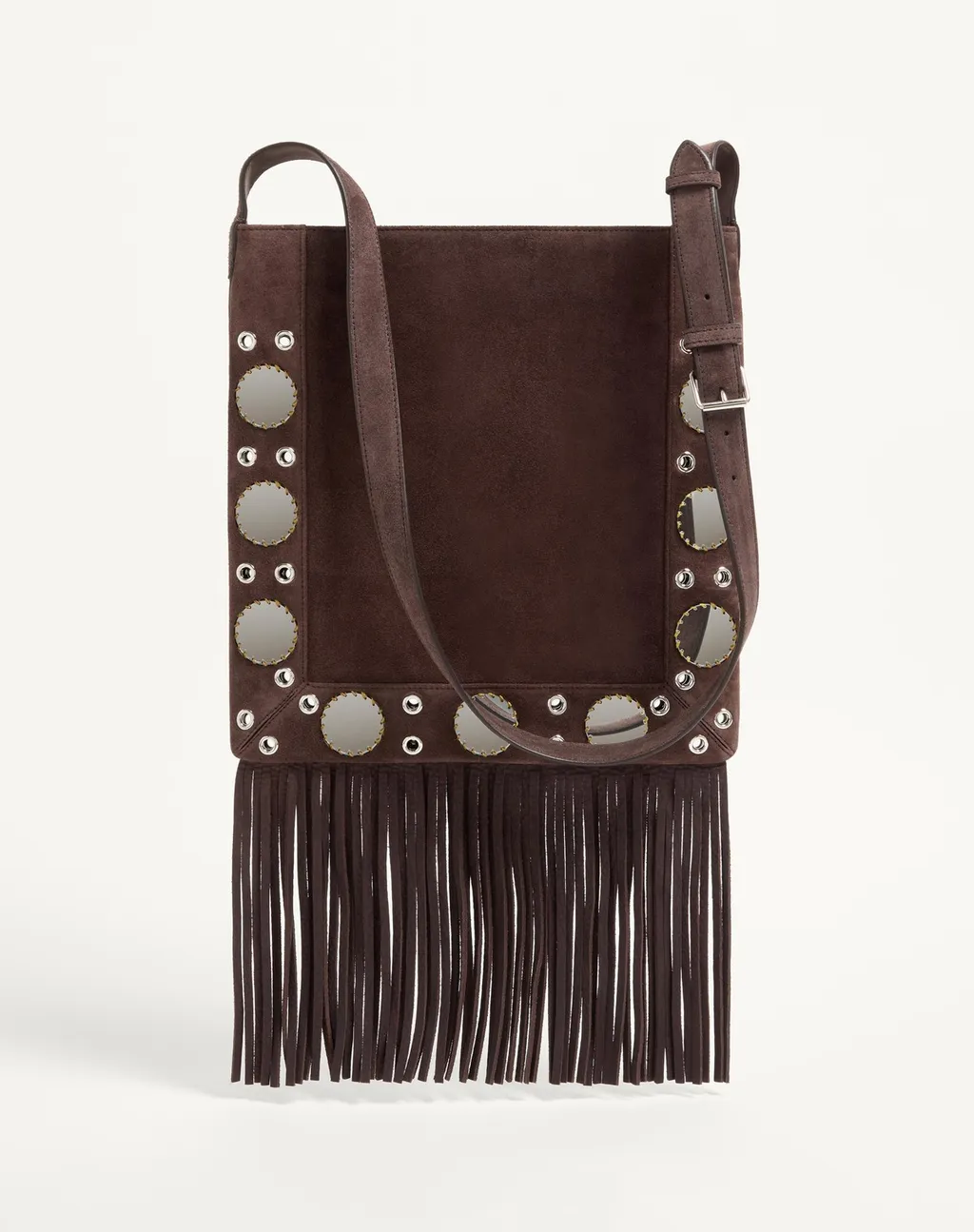 Valentino NellcÔTe Fringed Edge Shoulder Bag