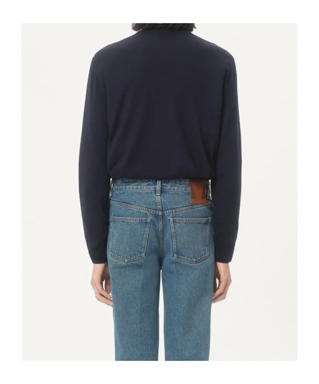 Valentino	Logo Embroidered Crewneck Jumper