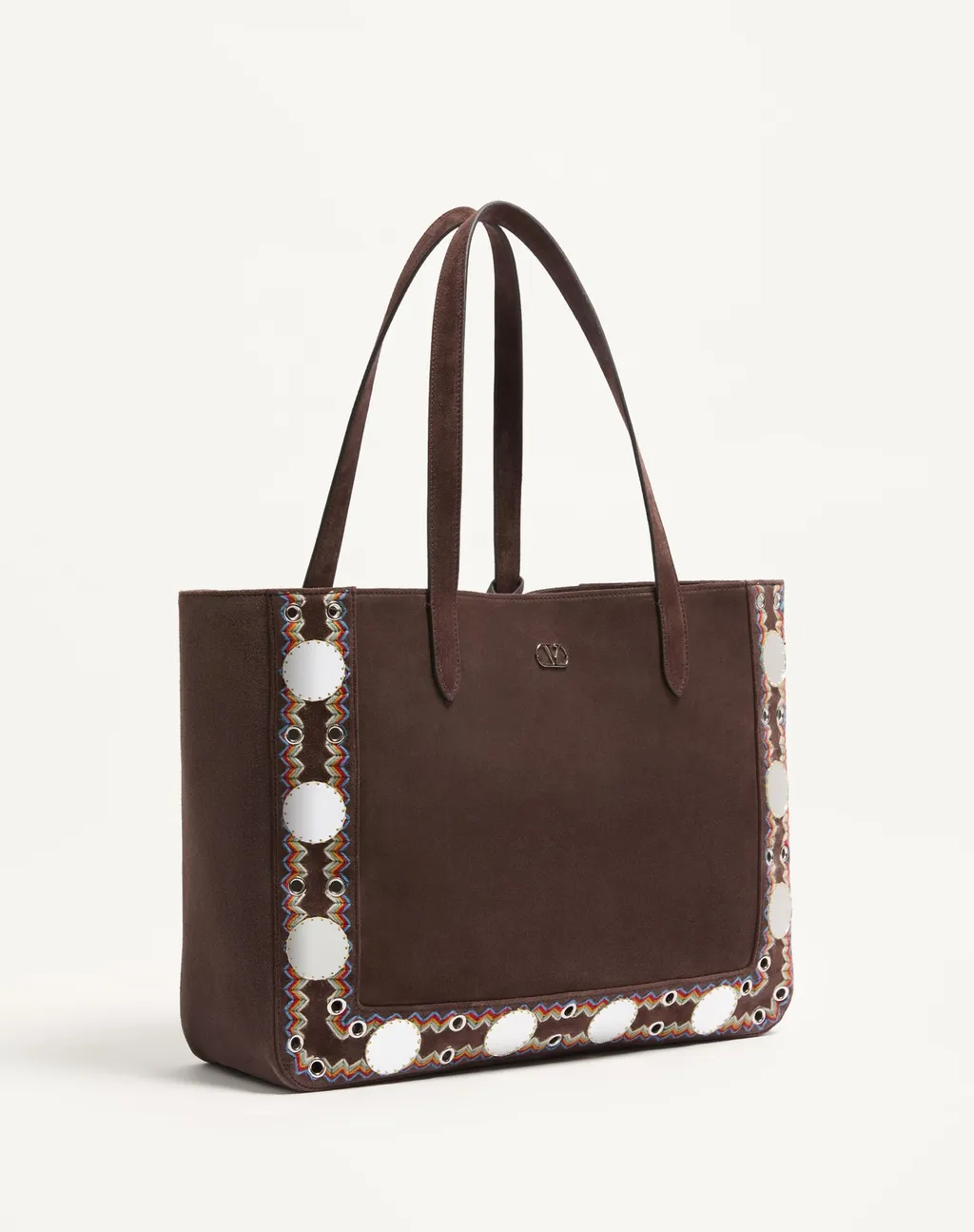Valentino Logo Plaque Tote Bag