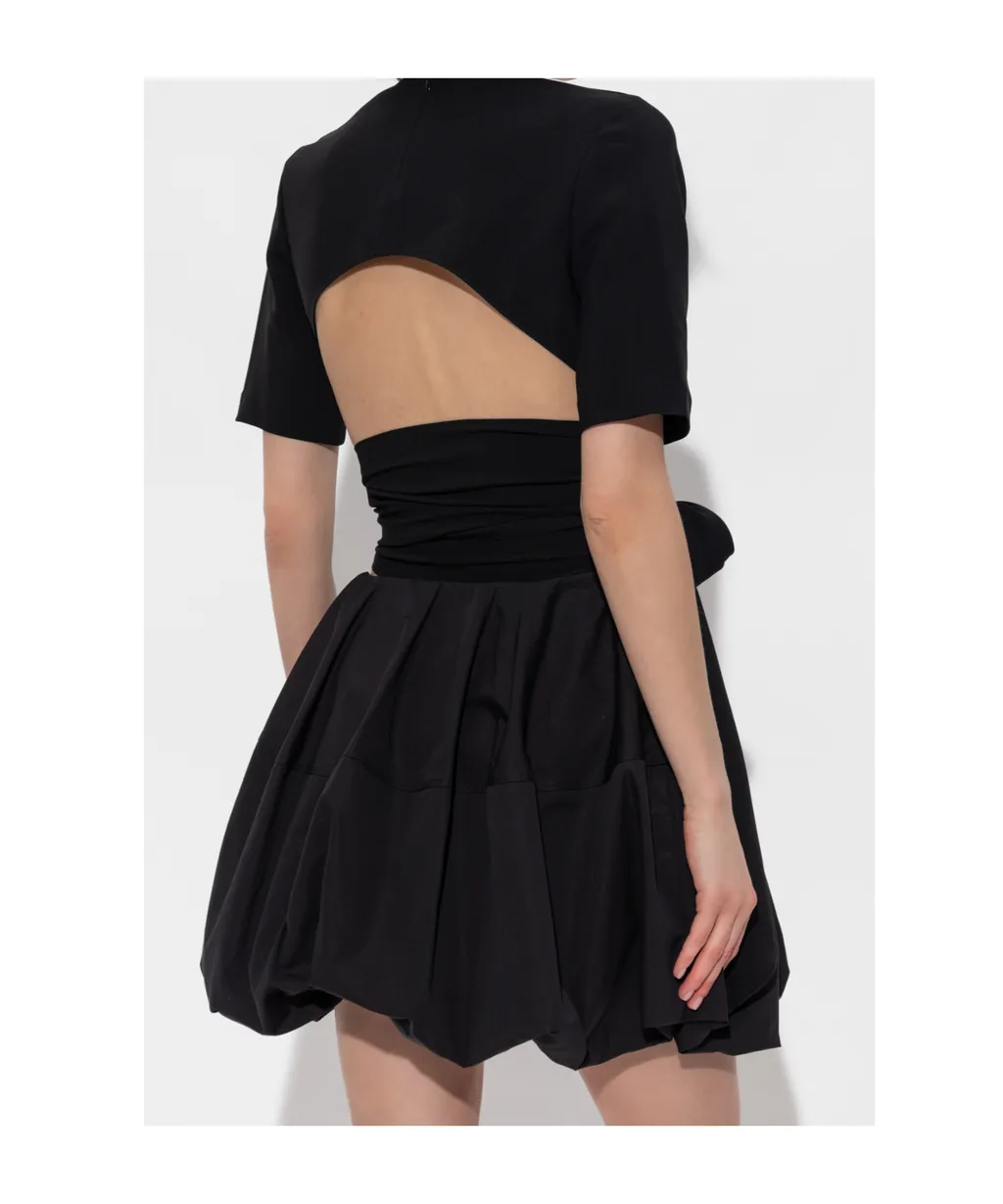Alaa Bow Embellished Backless Top