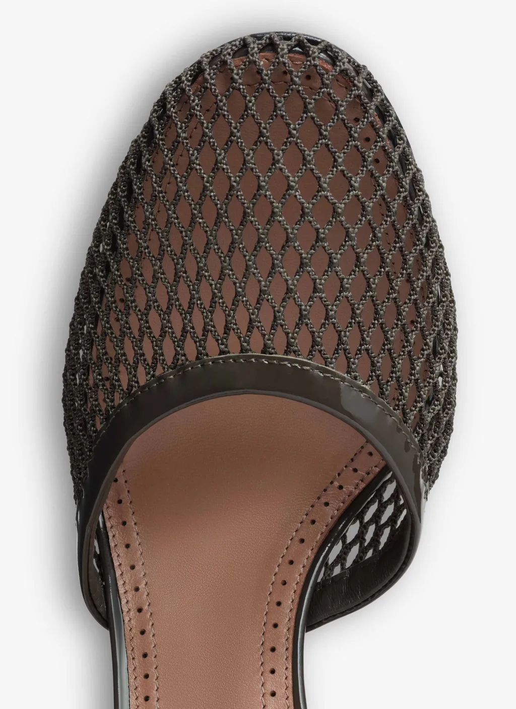 Fishnet Pointed Pumps
