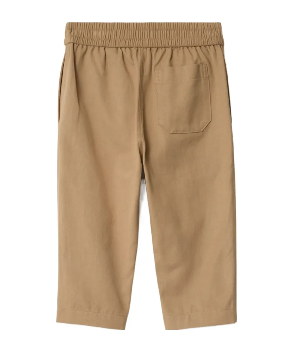 Burberry Kids Logo-Embroidered Trousers