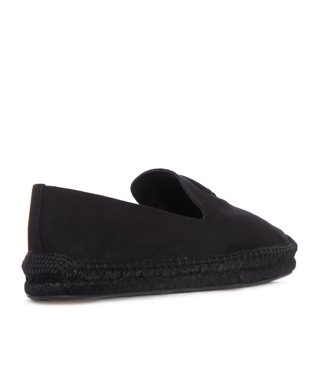 Christian Louboutin Logo Patch Slip-On Espadrilles