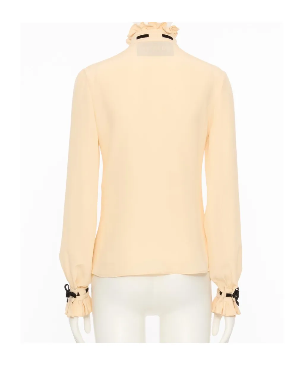 Valentino Ruffled Button-Up Shirt